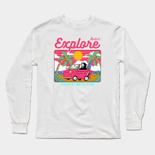 Explore Beach Long Sleeve T-Shirt